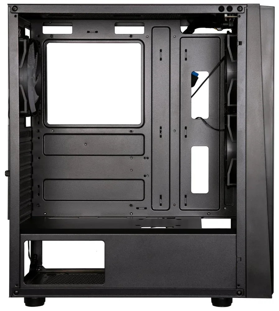 BitFenix skříň Helios / ATX / 4x120mm RGB fan / 2xUSB 3.0 / USB 2.0 / tvrzené sklo / černá