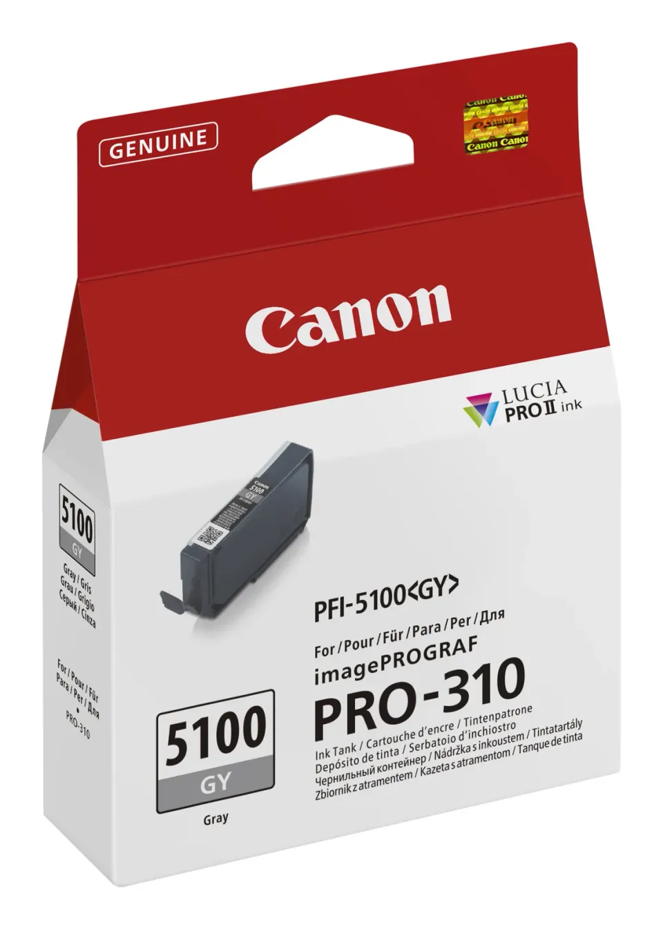 Canon cartridge PFI-5100GY Grey cartridge pro ImagePROGRAF PRO-310