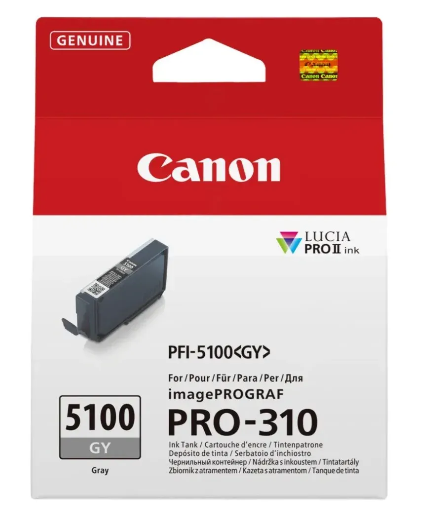 Canon cartridge PFI-5100GY Grey cartridge pro ImagePROGRAF PRO-310
