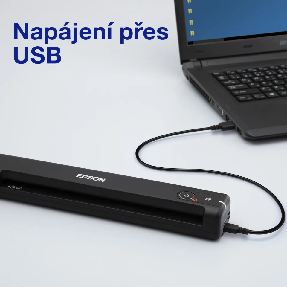 EPSON skener WorkForce ES-50 - A4/600x600dpi/USB/mobilní
