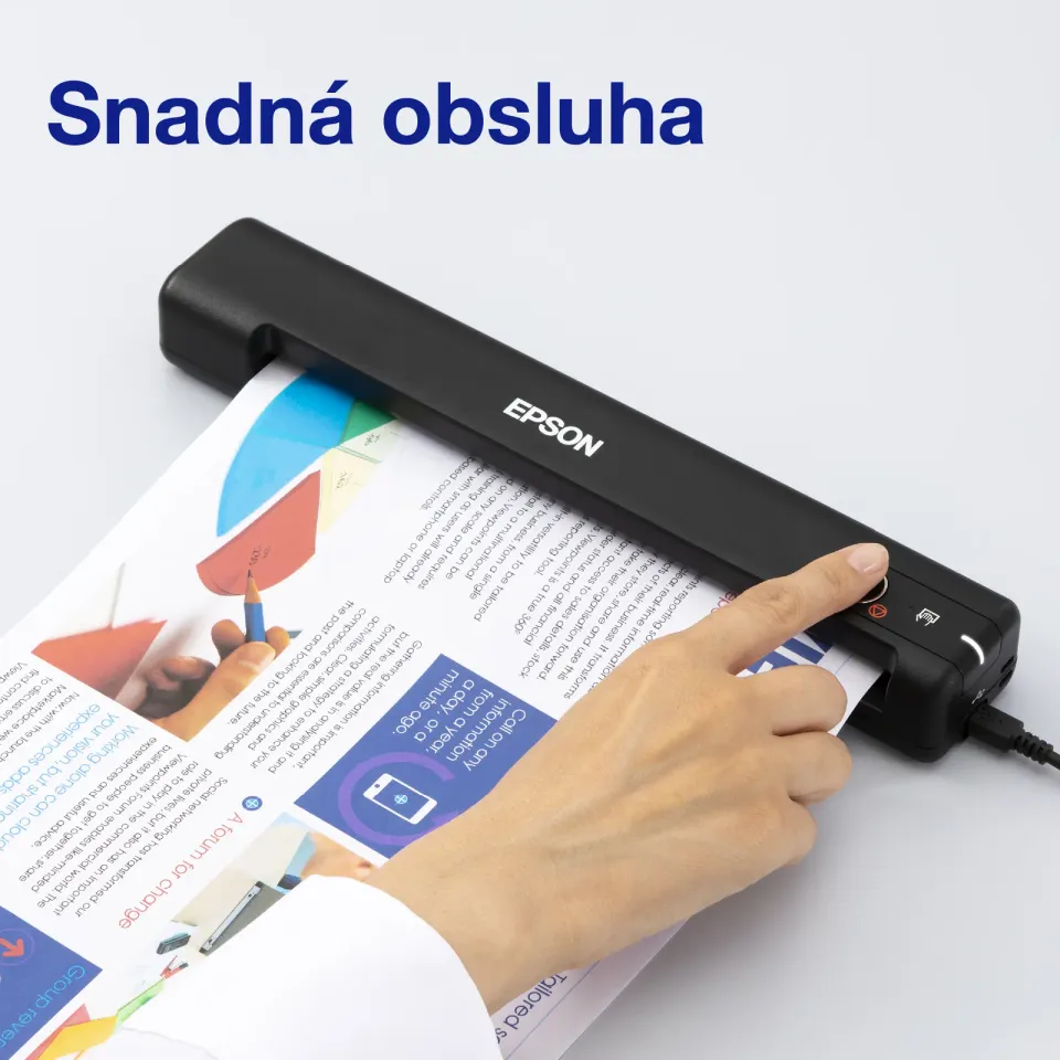 EPSON skener WorkForce ES-50 - A4/600x600dpi/USB/mobilní