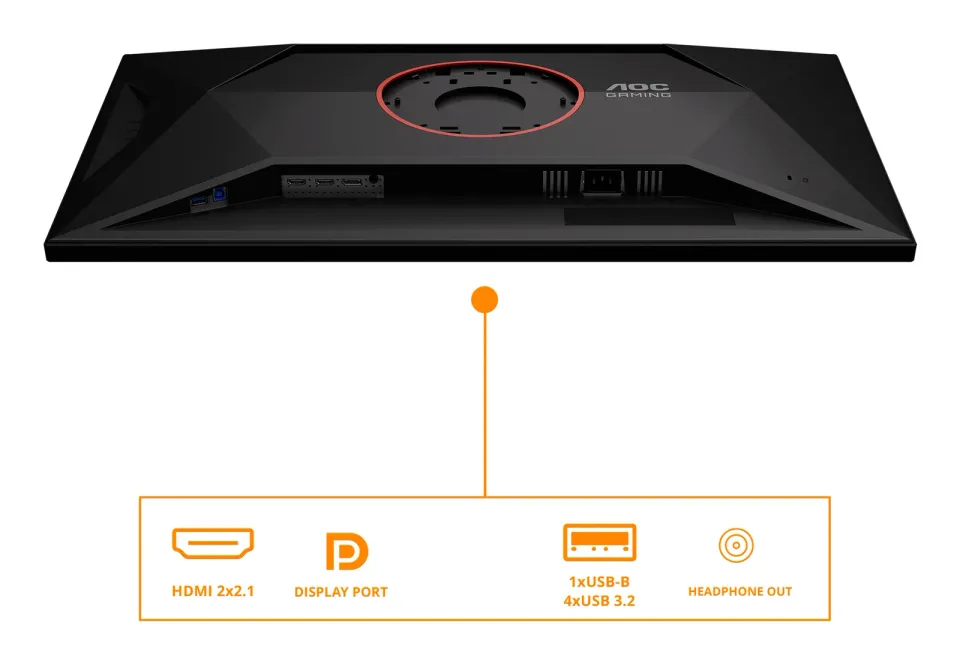 AOC Gaming/U32G4U/31,5"/IPS/4K UHD/160Hz/0,5ms/Černá/3R