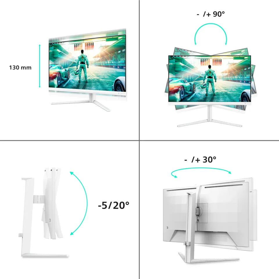 Philips Evnia/27M2N3501PA/27"/IPS/QHD/260Hz/1ms/Bílá/3R