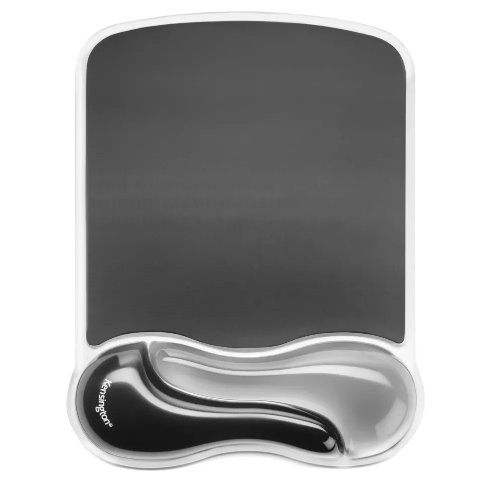 Kensington podložka pod myš Duo Gel Mouse Pad - černo-šedá