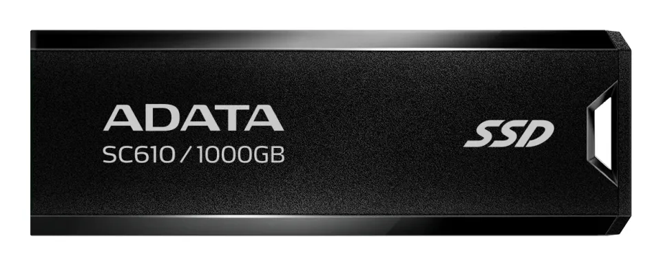 ADATA Externí SSD 1TB SC610, USB-A 3.2, černá