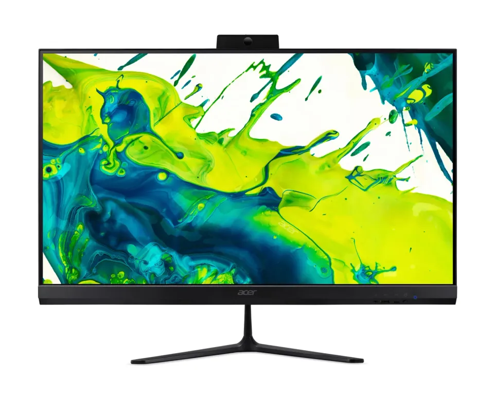 ACER PC AiO Aspire C27-2G_LUBR75825U_65W,Ryzen 7 5825U,8GB,512GB SSD,Vega 8 Graphics,Linux,Black