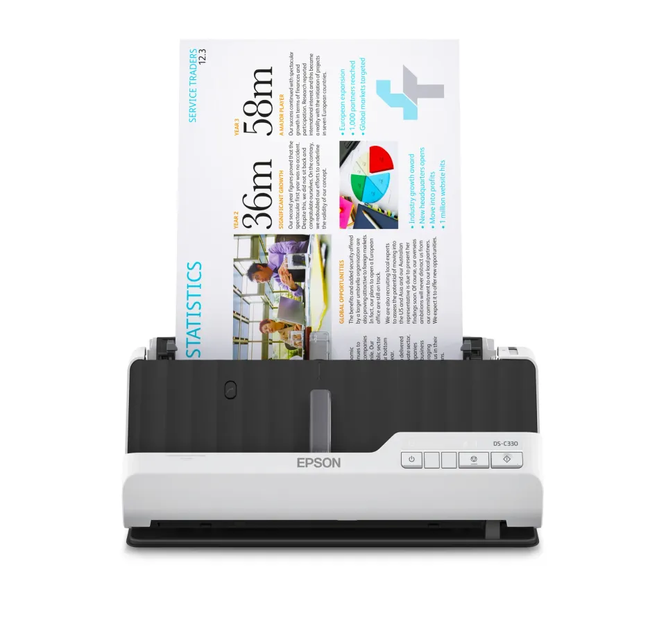 EPSON skener DS-C330 - A4/600x600dpi/USB/DADF