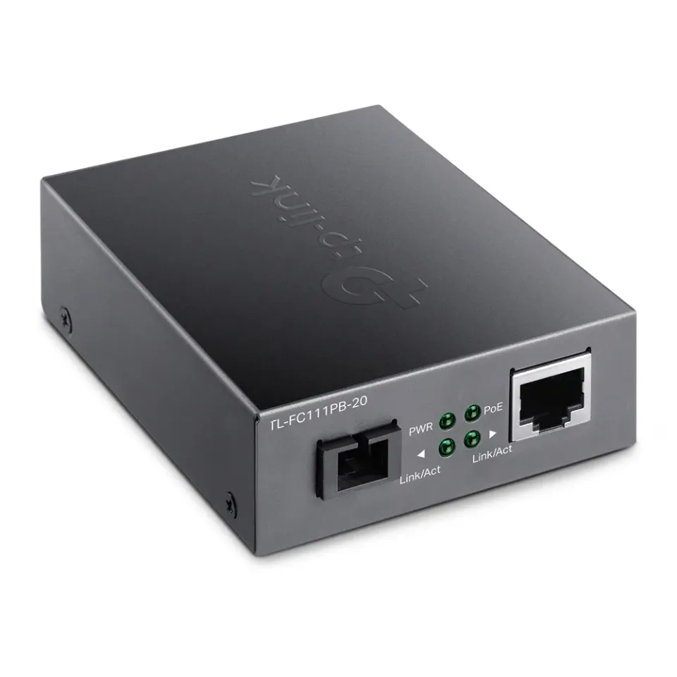 TP-Link FC111PB-20 10/100 SM WDM SC 20km POE