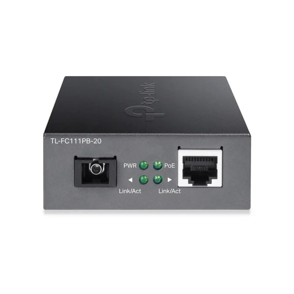 TP-Link FC111PB-20 10/100 SM WDM SC 20km POE