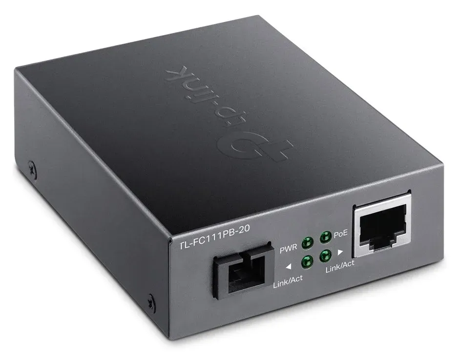 TP-Link FC111PB-20 10/100 SM WDM SC 20km POE