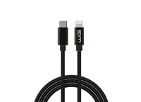 WG - Datový kabel Lightning na Type-C, 50 cm, černá