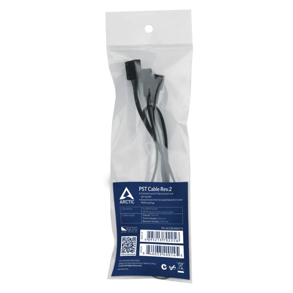 ARCTIC PST kabel Rev.2 (4-Pin PWM Fan Splitter Cable)