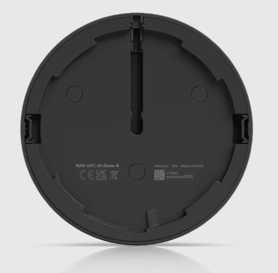 UBNT UVC-AI-Dome-B - AI Dome PoE kamera, 8MP, černá