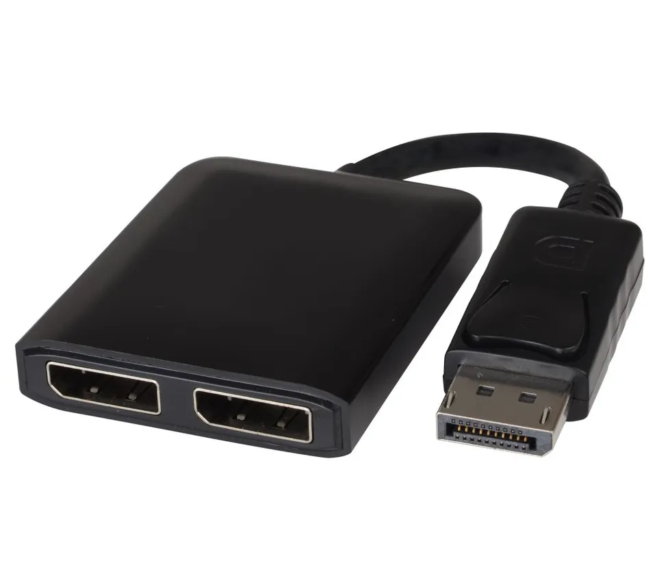 PremiumCord adaptér DisplayPort - 2x DisplayPort, MST,rozšíření+zrcadlení+2 obra