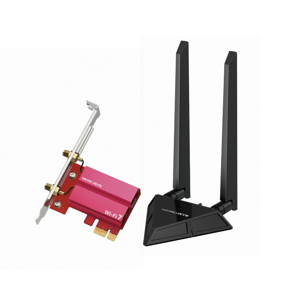 MERCUSYS MA49BE WiFi7 PCIe adapter (BE9300,2,4GHz/5GHz/6GHz,Bluetooth5.4)