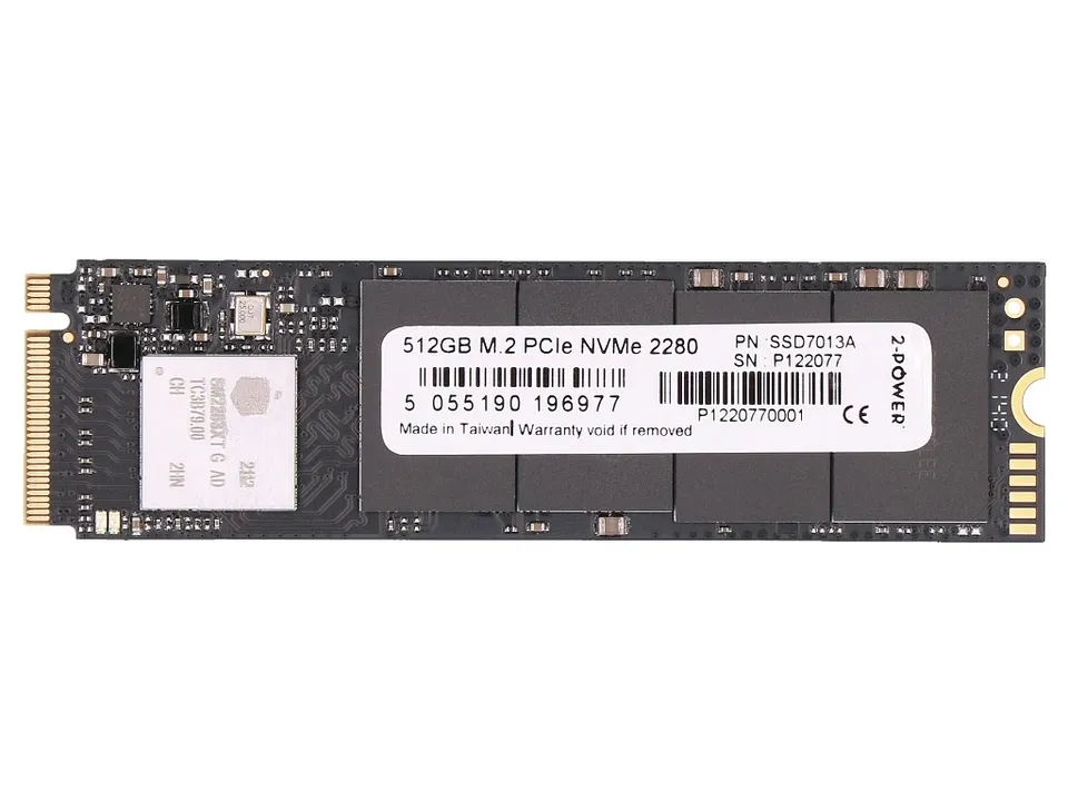 2-Power SSD 512GB M.2 PCIe NVMe 2280