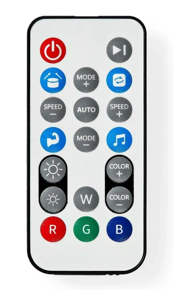 NEDIS Wi-Fi chytré dekorativní světlo/ Nástěnný Bar/ 140 lm/ RGBIC / IP20/ teplá bílá/ 100000 K/ 10 W/ ABS
