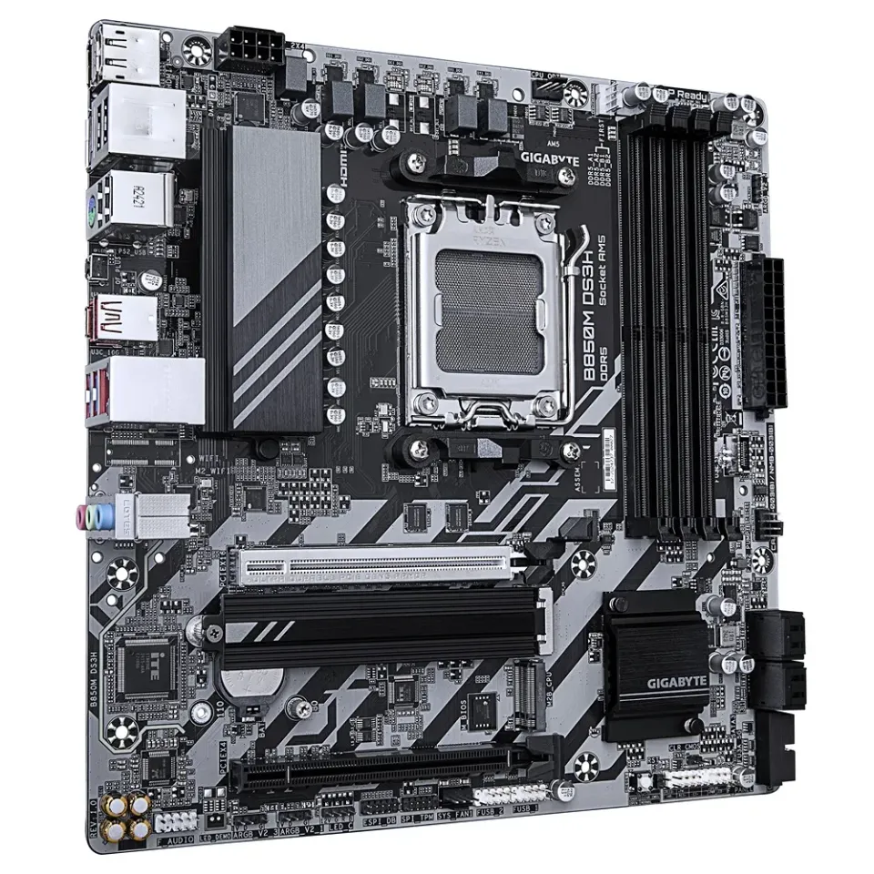 GIGABYTE MB Sc AM5 B850M DS3H, AMD B850, 4xDDR5, 2xDP, 1xHDMI, mATX