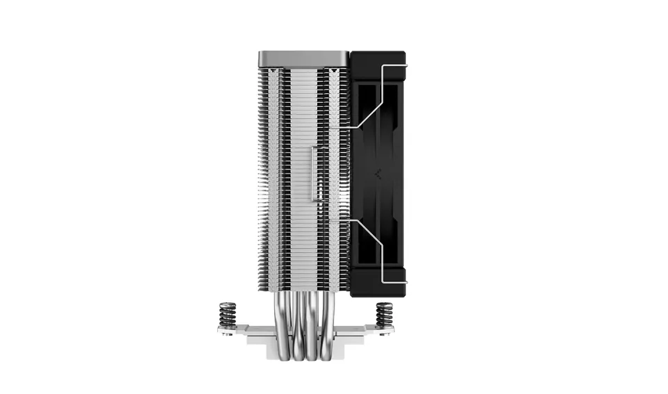 DEEPCOOL CPU Chladič AK400, 1x120mm, LGA1851, AM5, černá