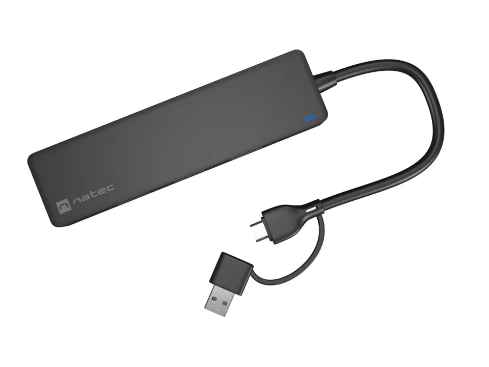 Rozbočovač Natec MAYFLY 4xUSB-A 3.0 HUB + USB-A adaptér