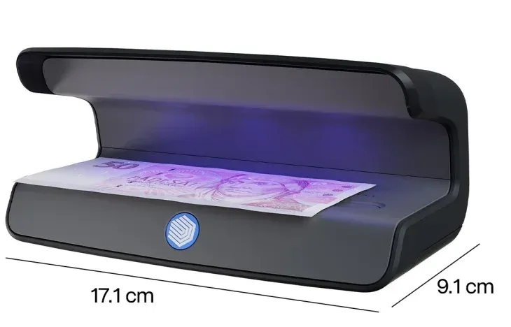 Detektor padělků SAFESCAN 75, černý
