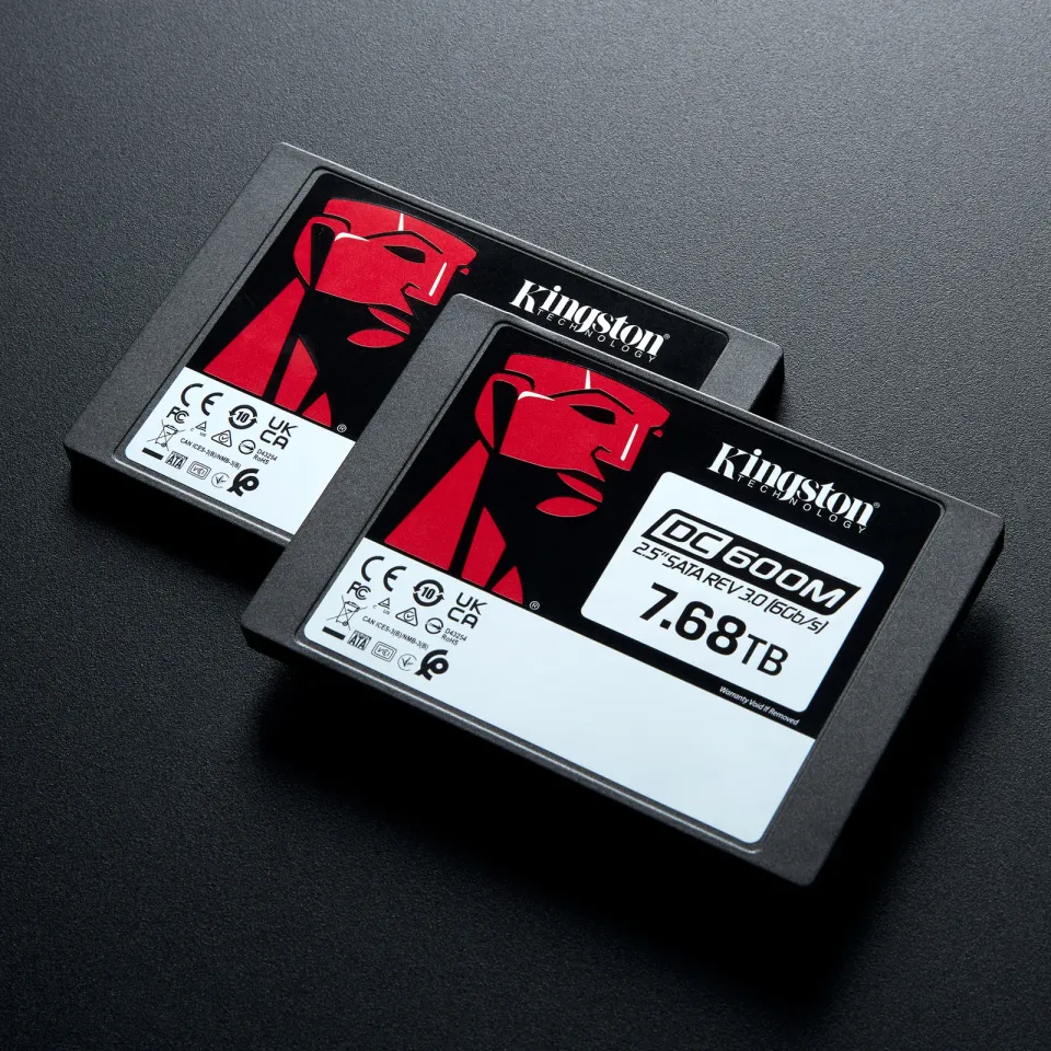 Kingston Flash 7680G DC600M (Mixed-Use) 2.5” Enterprise SATA SSD