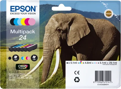 EPSON cartridge T2428 (black/light cyan/magenta/cyan/yellow/light magenta) multi