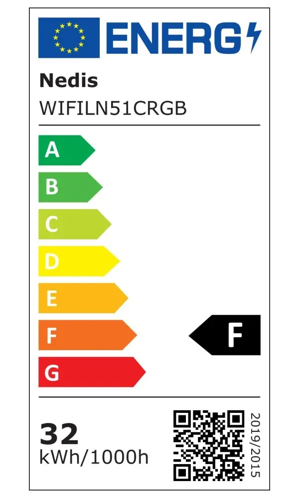 Nedis WIFILN51CRGB Smart Full Color LED pásek Wi-Fi | Více barev | 5000 mm | IP6