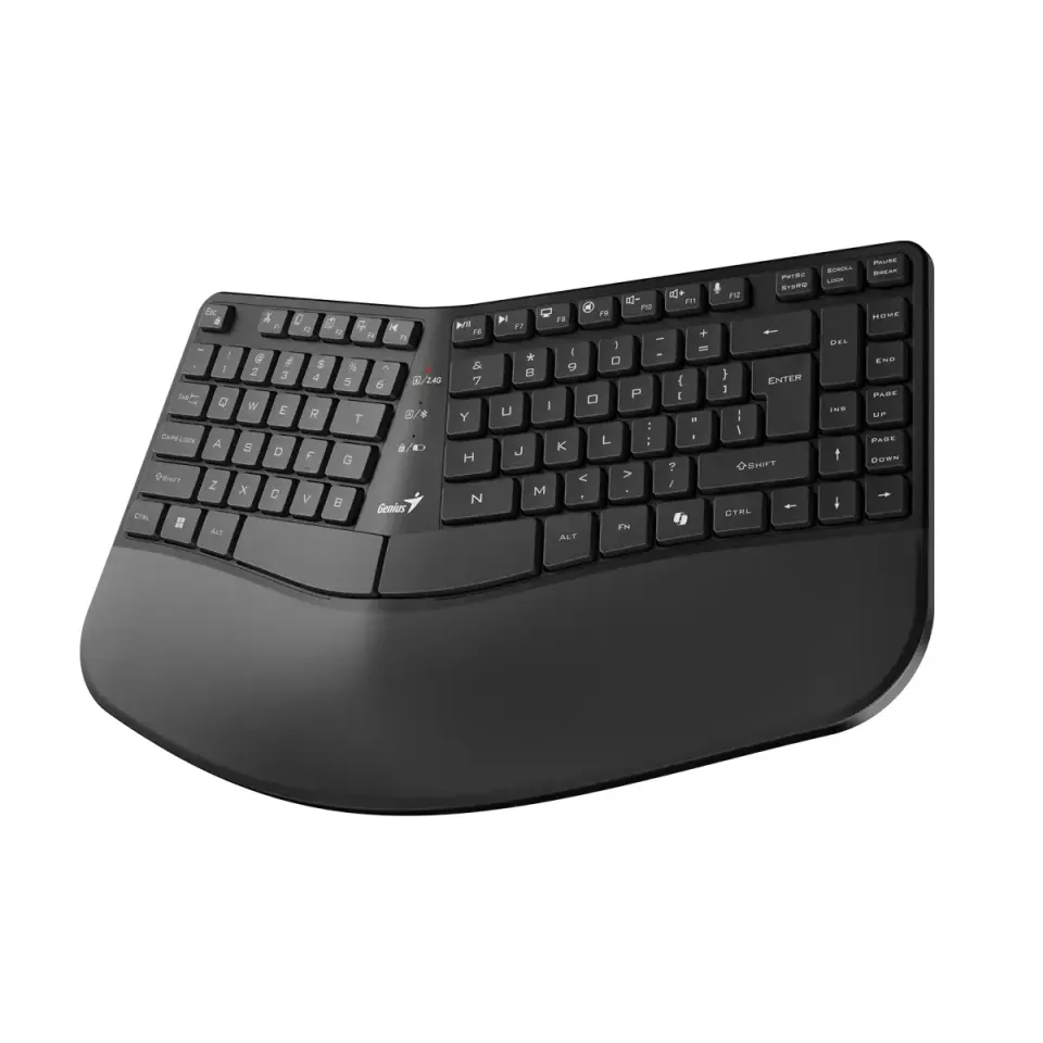 Genius Ergo KB-7000BT Klávesnice, bezdrátová, ergonomická, Bluetooth, 2,4GHz, US