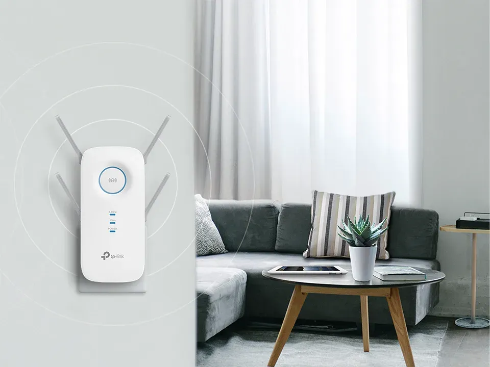TP-LINK TL-RE650 Wifi AC 2600 Range Extender,4 fix..antény