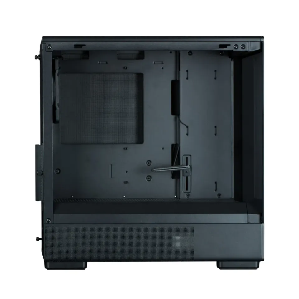 Zalman skříň P10 Black / miniT / 1x120mm fan ARGB / USB 3.0 / USB-C / temperované sklo / černá
