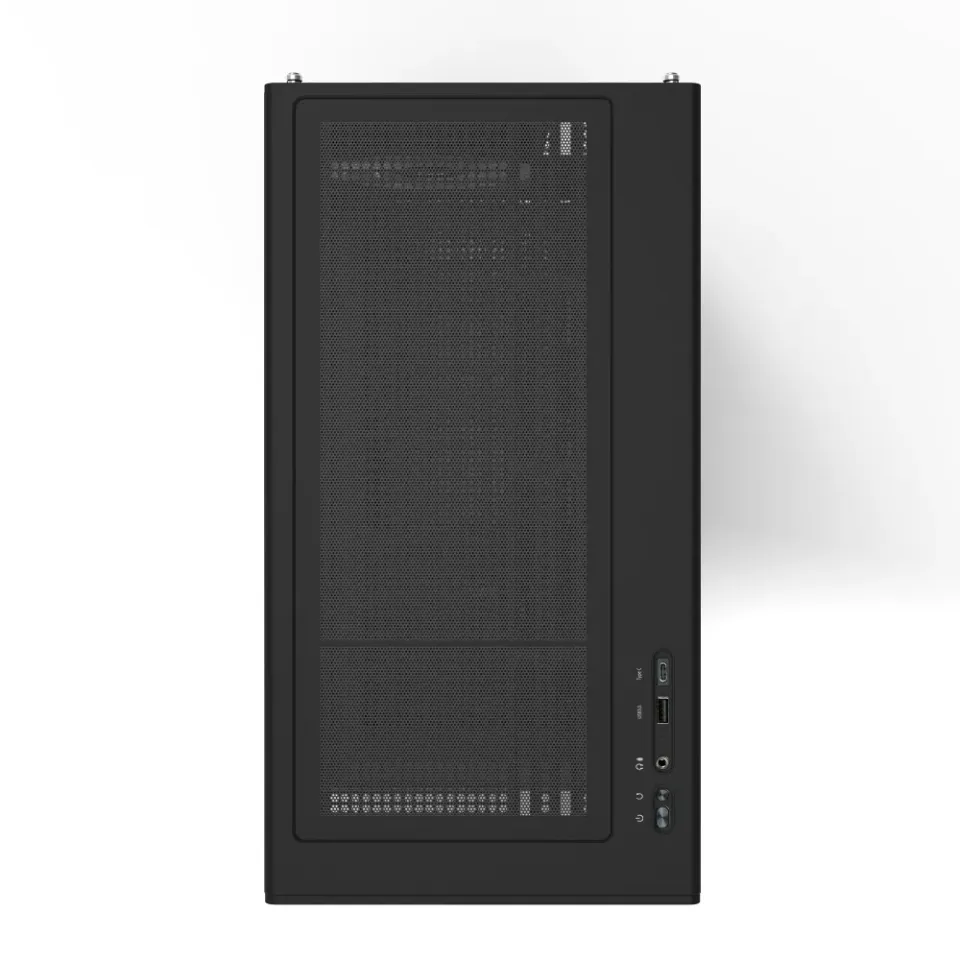 Zalman skříň P10 Black / miniT / 1x120mm fan ARGB / USB 3.0 / USB-C / temperované sklo / černá