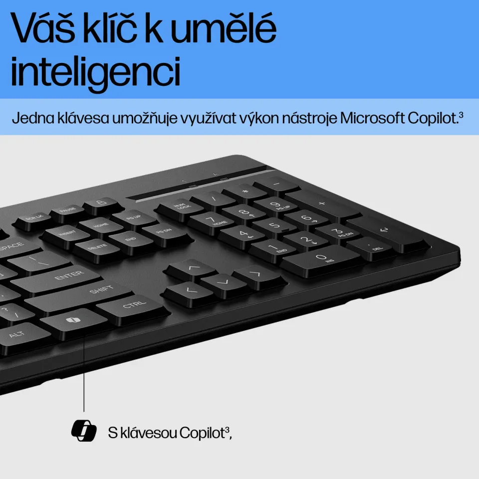 HP 225 Wired Mouse and Keyboard Combo G2- Česká-Slovenská