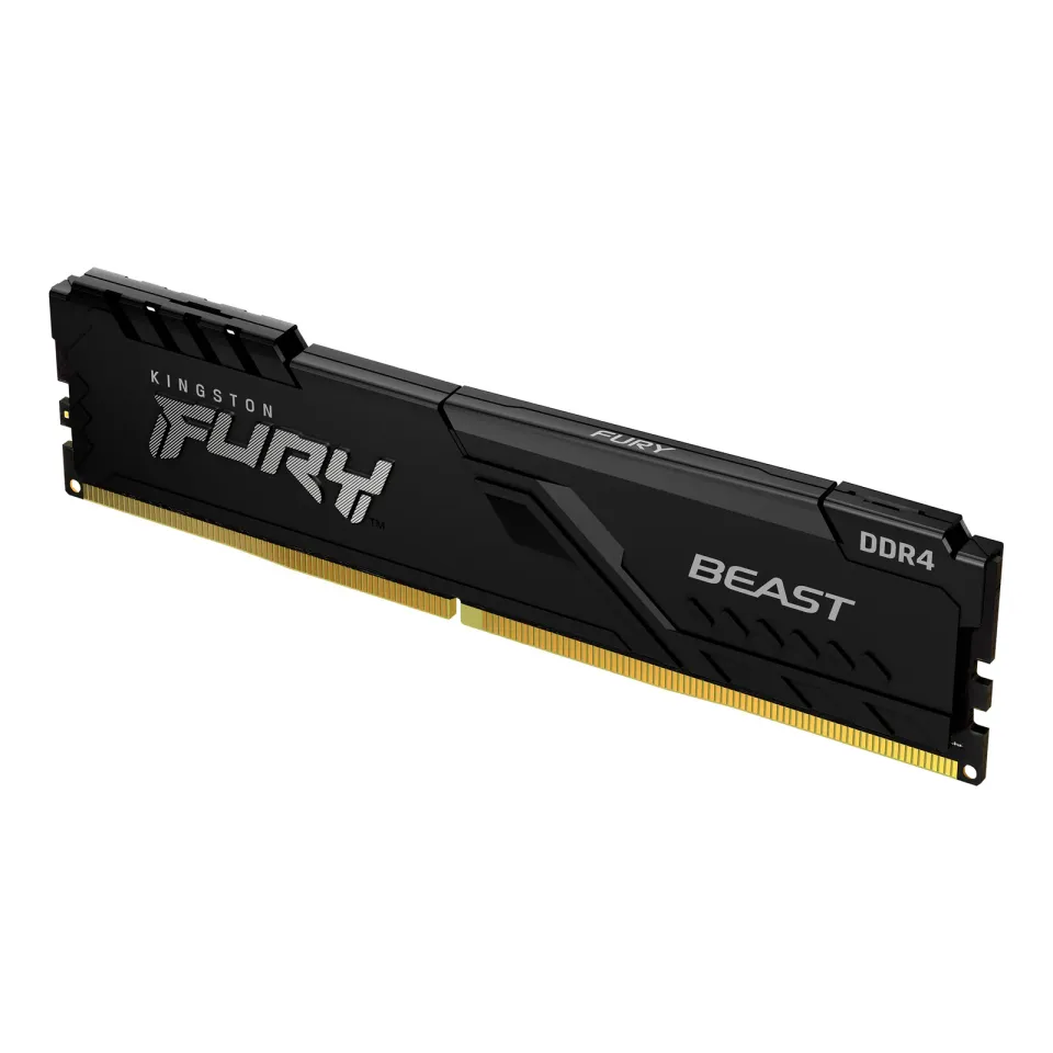 KINGSTON 128GB 3200MHz DDR4 CL16 DIMM (Kit of 4) FURY Beast Black