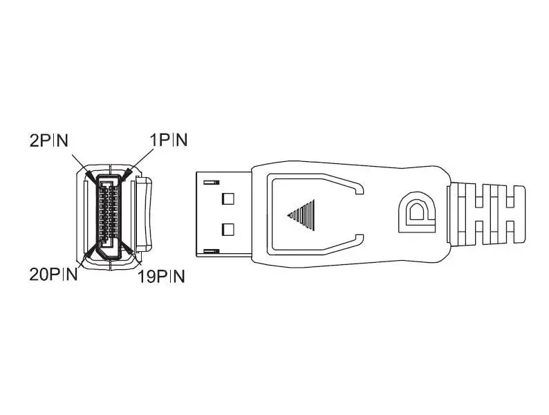 PREMIUMCORD DisplayPort 1.2 přípojný kabel M/M, zlacené konektory, 1.5m