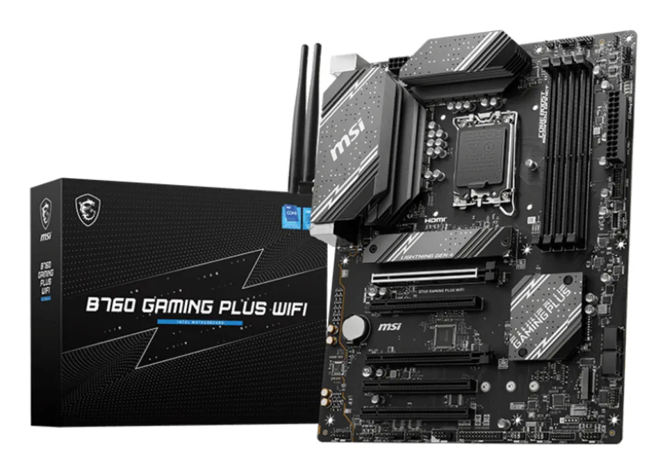 MSI B760 GAMING PLUS WIFI, 1700, Intel B760, 4xDDR5, ATX