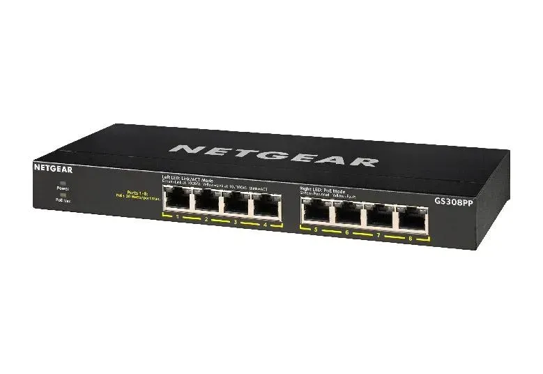 Netgear 8PT GE UNMANAGED SWCH W/POE/POE+