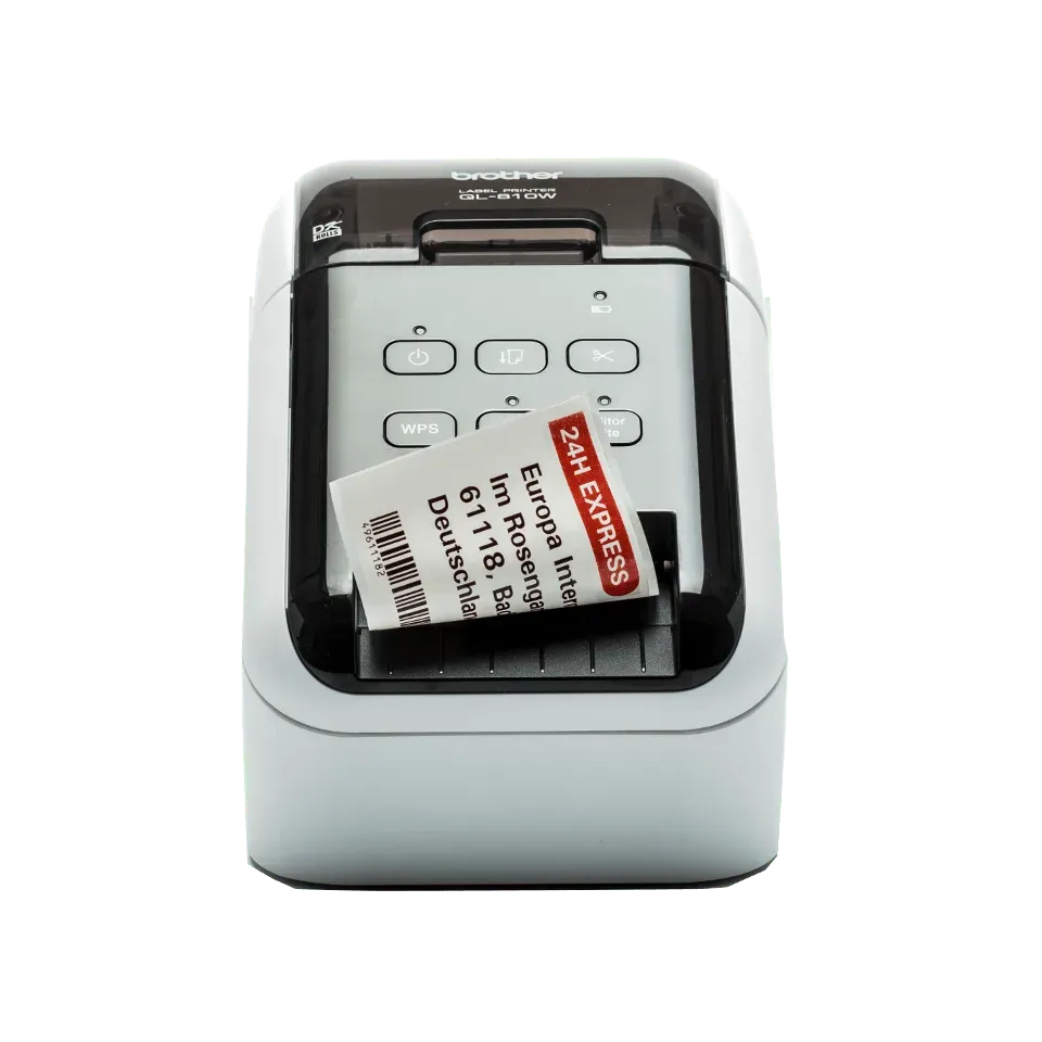 BROTHER tiskárna štítků QL-810W - 62mm, termotisk, USB WIFI Profi Tiskárna Štítků /po dokoupení DK-22251 tisk če