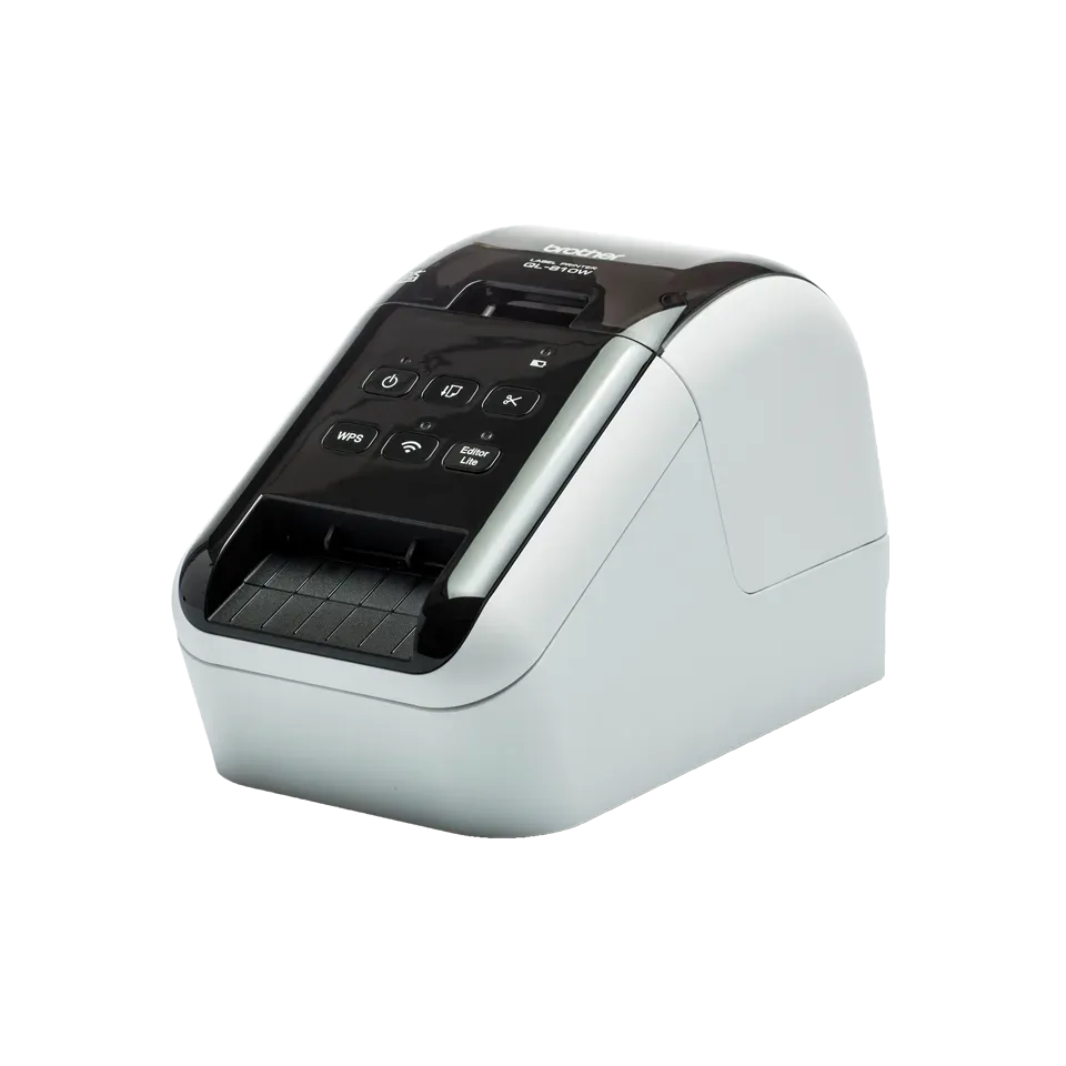 Bazar – Brother QL-810Wc – tiskárna štítků do 62 mm, černo-červený tisk, 176 mm/s, USB, Wi-Fi, AirPrint