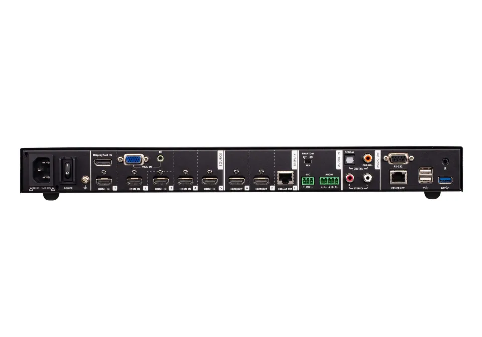 ATEN VP2730 7 x 3 Seamless Presentation Matrix Switch with Scaler, Streaming, Au