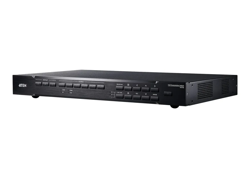 ATEN VP2730 7 x 3 Seamless Presentation Matrix Switch with Scaler, Streaming, Au