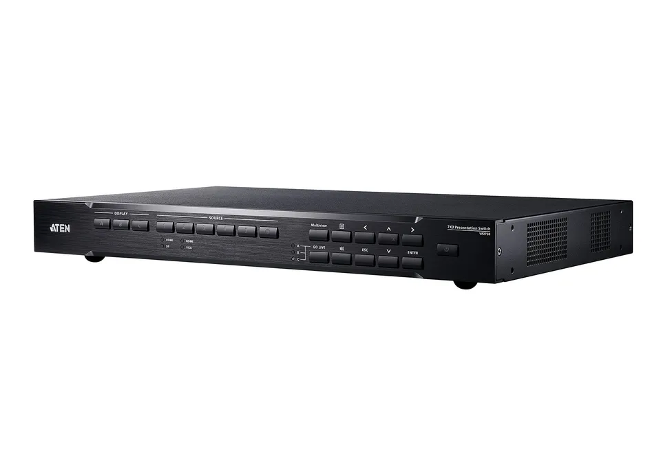 ATEN VP2730 7 x 3 Seamless Presentation Matrix Switch with Scaler, Streaming, Au
