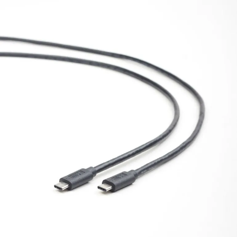 GEMBIRD CABLEXPERT Kabel USB 3.1 Type-C na Type-C kabel (CM/CM), 1m, datový, čer