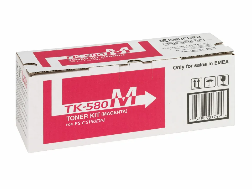 Kyocera toner TK-580M/ FS-C5150DN/ 2 800 stran/ purpurový