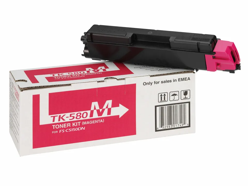 Kyocera toner TK-580M/ FS-C5150DN/ 2 800 stran/ purpurový