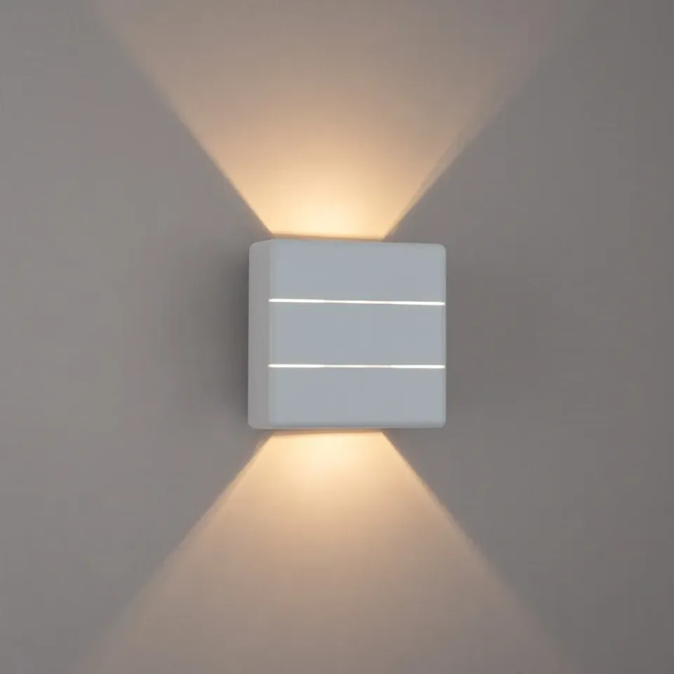 IMMAX LUXLINE venkovní LED nástěnné osvětlení, 6W, 3000K, 240V, IP54, bílé