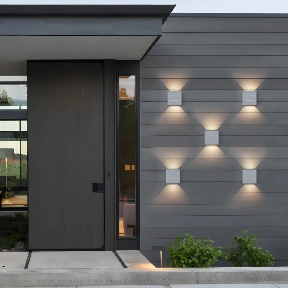 IMMAX LUXLINE venkovní LED nástěnné osvětlení, 6W, 3000K, 240V, IP54, bílé