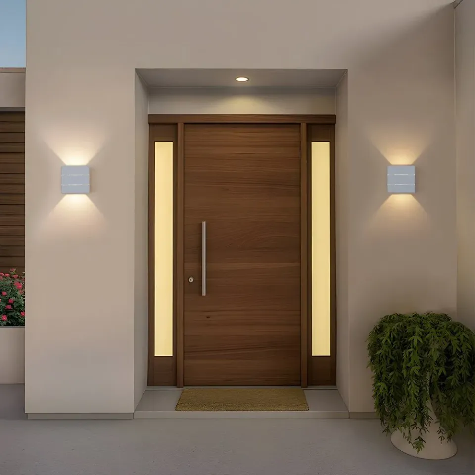 IMMAX LUXLINE venkovní LED nástěnné osvětlení, 6W, 3000K, 240V, IP54, bílé