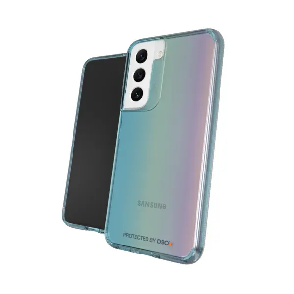 ZAGG GEAR4 Milan kryt Samsung S22 transparentní tyrkysová