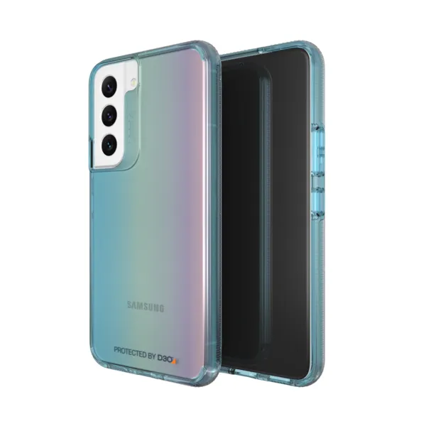 ZAGG GEAR4 Milan kryt Samsung S22 transparentní tyrkysová